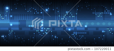 internet digital security technology concept for business background. Lock on circuit board internet digital security technology concept for business background. Lock on circuit board 107220011