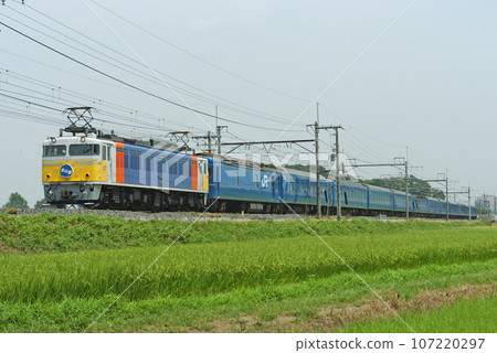 Tohoku Main Line Hasuda - Higashi Omiya JR East EF81-79 (Tabata) + 24 series Hokutosei 107220297