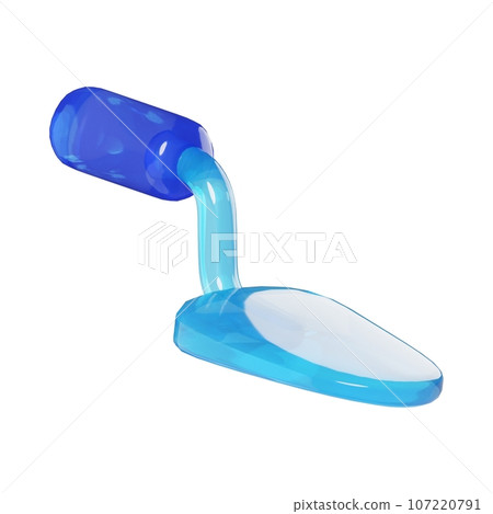 Blue Silicone Spatula, Culinary Equipment Shot Blue Silicone Spatula, Culinary Equipment Shot 107220791