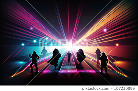 neon light digital art neon light digital art 107220899