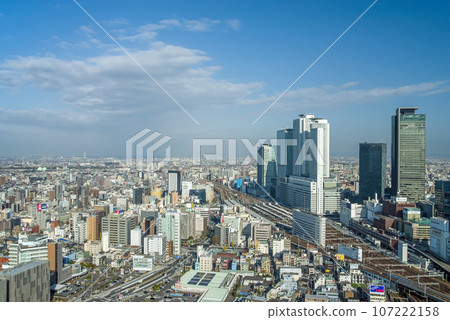 [Aichi Prefecture] Nagoya/urban landscape/Nagoya station view 107222158