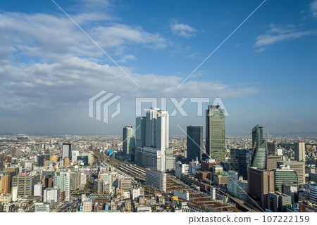 [Aichi Prefecture] Nagoya/urban landscape/Nagoya station view 107222159