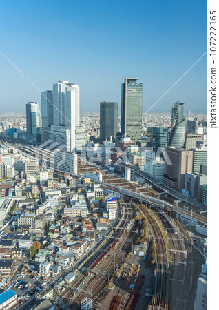 [Aichi Prefecture] Nagoya/urban landscape/Nagoya station view 107222165
