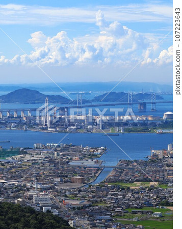 Seto Inland Sea view from Kiyama, Sakaide City [Sakaide City, Kagawa Prefecture] 15 107223643