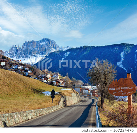 Mountain Tiers village (Italy). Mountain Tiers village (Italy). 107224476