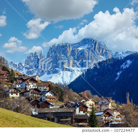 Mountain Tiers village (Italy). Mountain Tiers village (Italy). 107224477