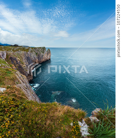 Bay of Biscay rocky coast, Spain. 107224550