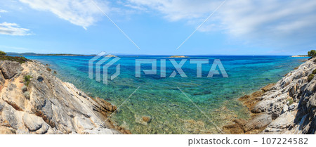 Aegean sea coast (Chalkidiki, Greece). Aegean sea coast (Chalkidiki, Greece). 107224582