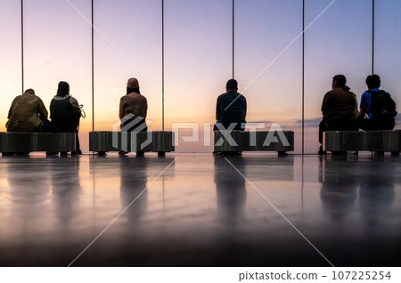 Sunrise at Hitachi Station, Hitachi City, Ibaraki Prefecture 107225254