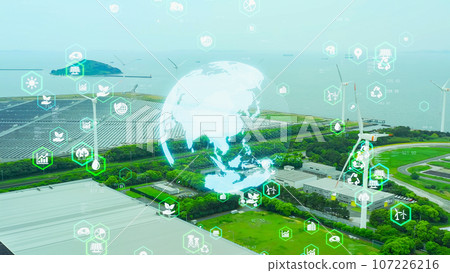 Image of renewable energy and the global environment Image of renewable energy and the global environment 107226216