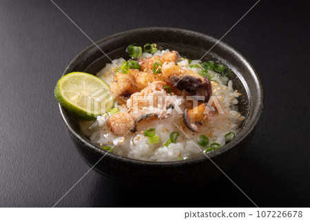 Octopus Chazuke Fried Octopus Dashi Chazuke Octopus Chazuke Fried Octopus Dashi Chazuke 107226678