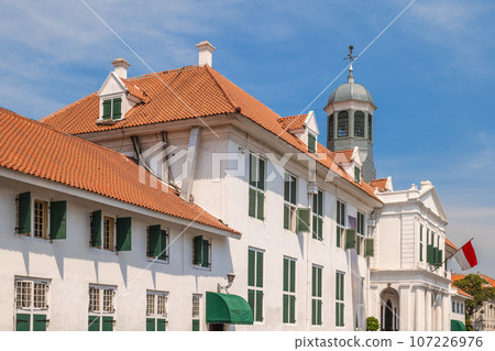Jakarta History Museum, aka Fatahillah Museum or Batavia Museum, in the Old Town of Jakarta, Indonesia 107226976