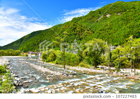 Imami Bridge/looking downstream from the Takahara River (Takayama City, Gifu Prefecture) [2023.9] 107227483