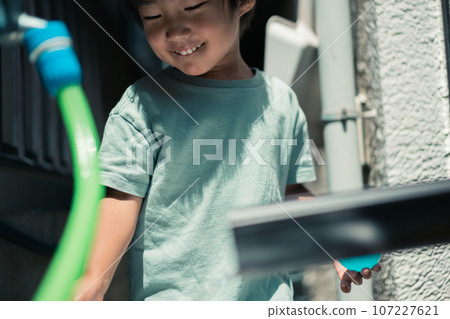 water supply, garden, younger 107227621