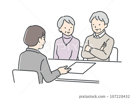 老夫婦聽負責人講解 老夫婦聽負責人講解 107228432