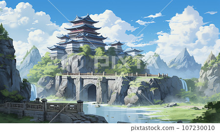 AI created Joseon Dynasty castle 107230010