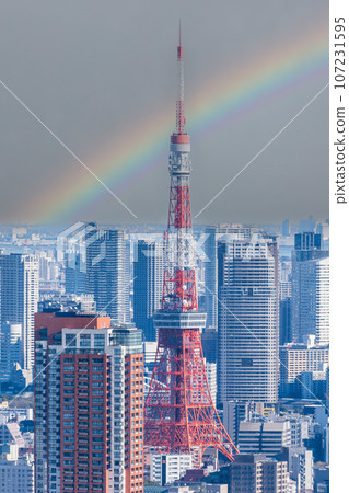 "Tokyo" Cityscape and cityscape in the direction of Roppongi seen from Shibuya Sky 107231595