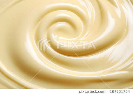 melted white chocolate melted white chocolate 107231794