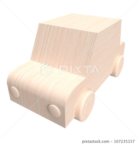 The wood car for ecological concept 3d rendering The wood car for ecological concept 3d rendering 107235157