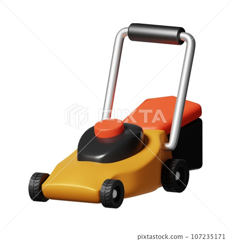 vacuum cleaner on white 107235171