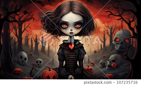 Halloween Witch _ generative AI 107235716