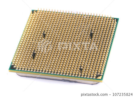 computer microchip isolated computer microchip isolated 107235824