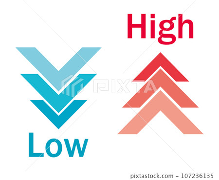 Up and down arrow icon business illustration - Stock Illustration ...