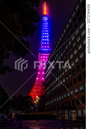 東京鐵塔夜視圖 107236426