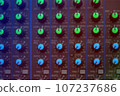 close-up audio mixing console, Selective focus. mixing and mastering tone control. 107237686