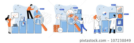 Promotion discount sale. Vector illustration. Sales index, scoreboard displaying business performance Forecast of future sales, fortune teller predicting revenue possibilities Flash sale online 107238849