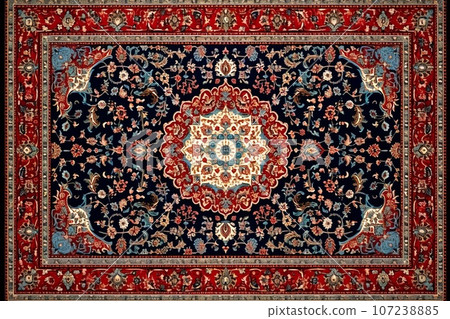 Persian rug AI generated image AI image 107238885