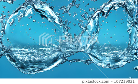 水背景氣泡紋理 107239021