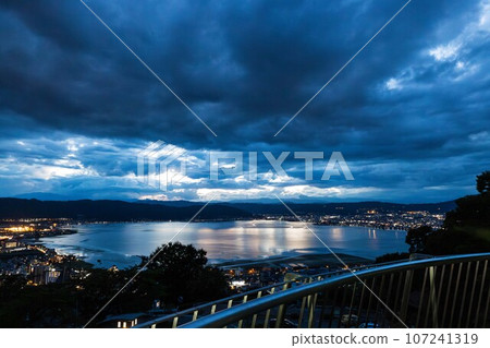 Night view of Lake Suwa seen from Tateishi Park Night view of Lake Suwa seen from Tateishi Park 107241319