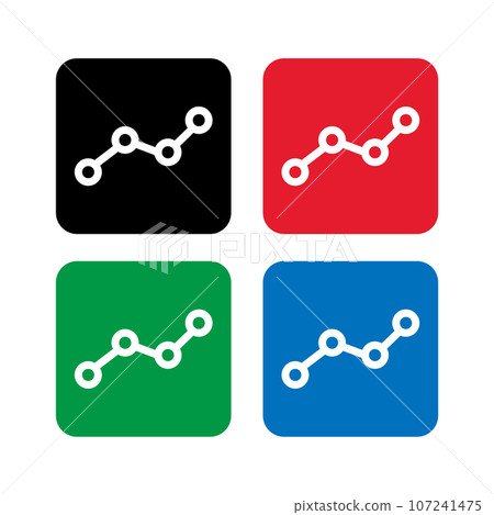 Graph icon set 107241475