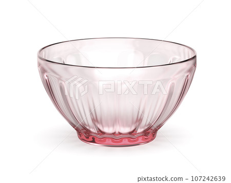 Empty glass bowl 107242639