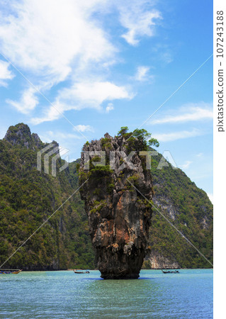 Ko Ta Pu or James Bond island, Phuket, Thailand Ko Ta Pu or James Bond island, Phuket, Thailand 107243188