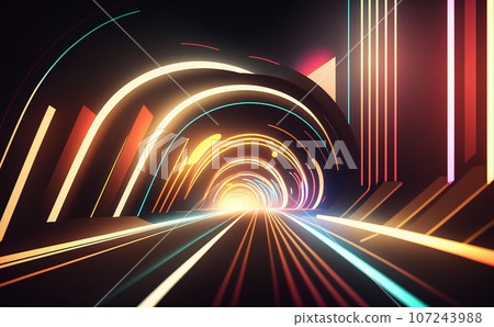 neon light digital art 107243988