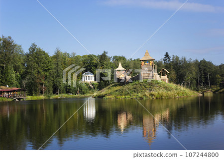 Park-museum of interactive history of Sula in Belarus near Minsk. Belarus, 09.17.2023 Park-museum of interactive history of Sula in Belarus near Minsk. Belarus, 09.17.2023 107244800