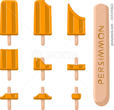 Big set various sweet tasty natural ice cream Big set various sweet tasty natural ice cream 107245822