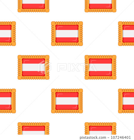 Pattern cookie with flag country Latvia in tasty biscuit Pattern cookie with flag country Latvia in tasty biscuit 107246401