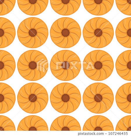 Pattern homemade cookie different taste in pastry biscuit Pattern homemade cookie different taste in pastry biscuit 107246435