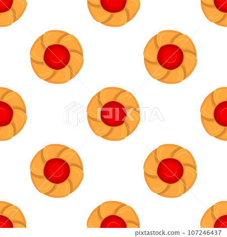Pattern homemade cookie different taste in pastry biscuit 107246437