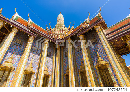 曼谷，Wat Pho，開花的菩薩菩薩寺廟 107248554