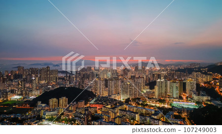 Sept 21 2021 Twilight Over Kowloon, A Surreal Glimpse of Urban Serenity Sept 21 2021 Twilight Over Kowloon, A Surreal Glimpse of Urban Serenity 107249003