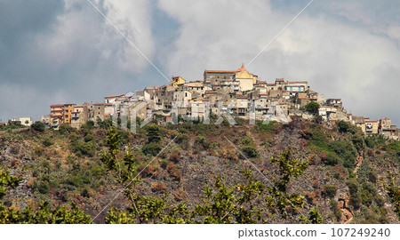 The old village of Maiera, Calabria, Italy in the Pollino massif The old village of Maiera, Calabria, Italy in the Pollino massif 107249240