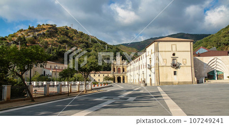 The catholic sanctuary of San Francesco di Paola, famous pilgrimage destination in Calabria region, Italy The catholic sanctuary of San Francesco di Paola, famous pilgrimage destination in Calabria region, Italy 107249241