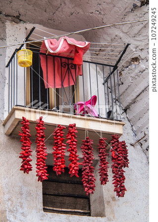 The old village of Morano Calabro, Calabria, Italy in the Pollino massif 107249245