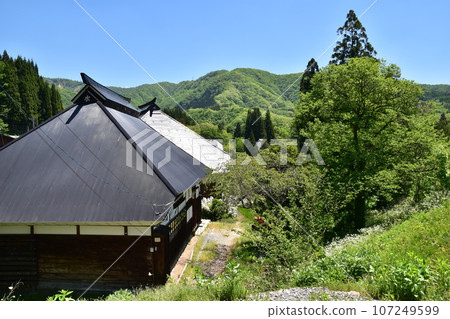 白馬村、青二村、插秧季節、精選100個梯田 107249599