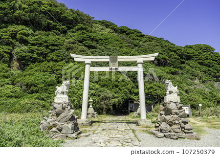 東尋坊大島大湊神社 鳥居 福井縣堺市 107250379