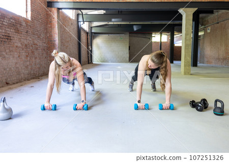 Determined Fitness Duo: Pushing for Progress 107251326